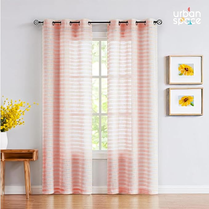 SPACES DRAPE STORY Premium Polyester Blackout Opaque Curtains- 95-98% Light Blocking- Digital Printed Indie- Heavy Fabric, Set Of 2-7Ft Door Opaque Curtain, Teal Blue