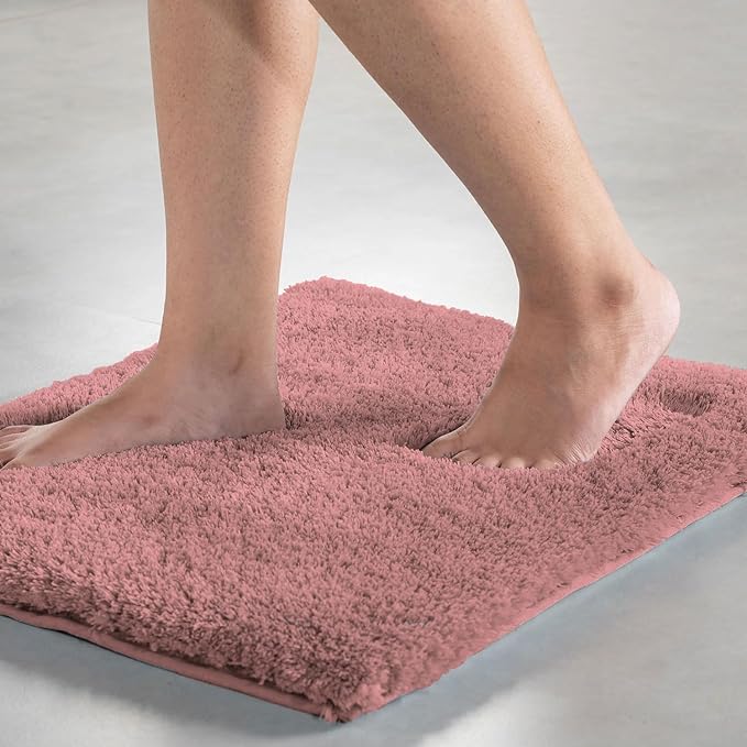Roseate Little Flower Super Soft Anti Skid (40x60 cm) Super Absorbent Mats Microfibre 2000 GSM Mat for Bathroom/Bedroom/Kitchen/Door Mat/Floor Mat Pack of 1