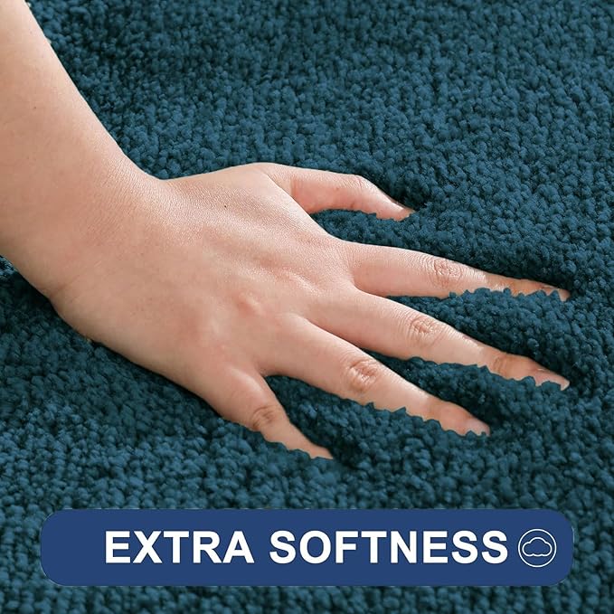 SKIVE India Microfiber Solid Anti-Skid Water Absorbent Washable Doormat (Grey, 2'' x 6'')
