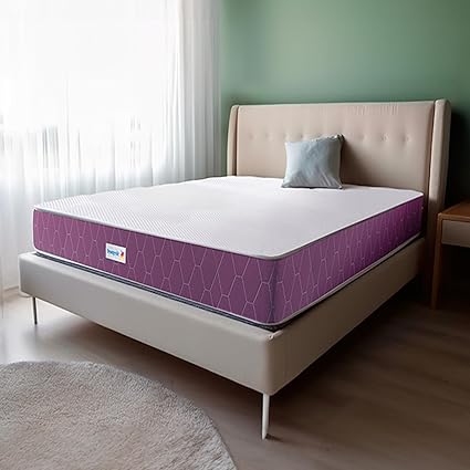 Sleepwell Ortho Mattress | High Density Resitec (HR) Foam | Medium Firm | Memory Foam | Breathable Fabric | Queen Size Mattress | 72X60X6 | 10 Yrs Warranty